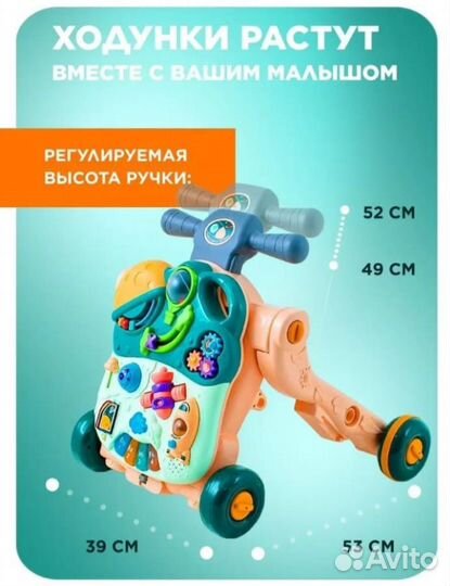 Ходунки детские каталка