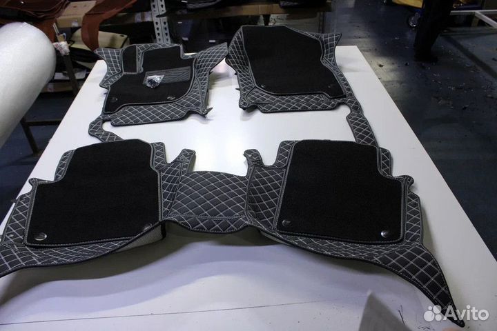 Автомобильные 3D коврики. Коврики из экокожи