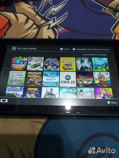 Продам прошитую Nintendo switch