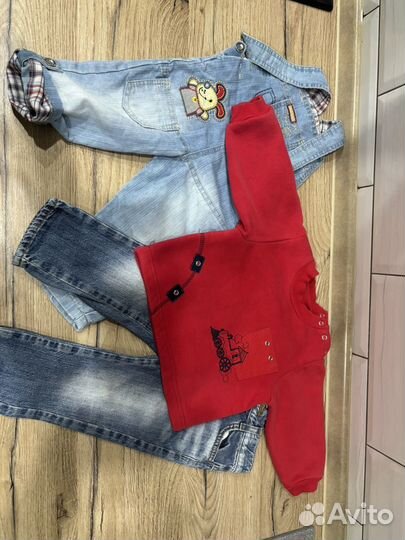 Пакет вещей на мальчика 74-80р