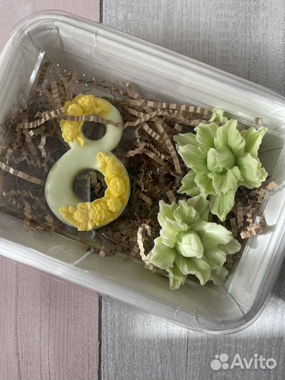 Подарочный набор из мыла на 8 марта