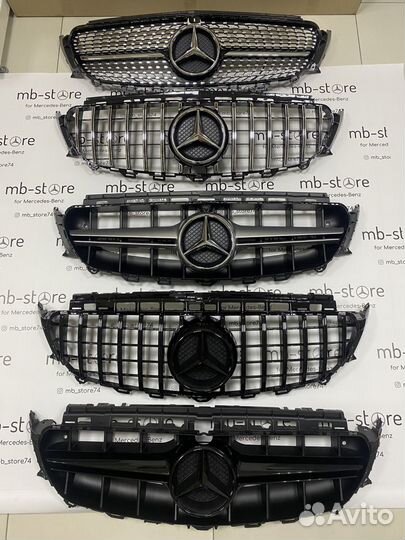 Решетка радиатора Mercedes w213/238