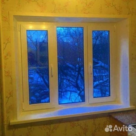 Пластиковое окно новое с установкой