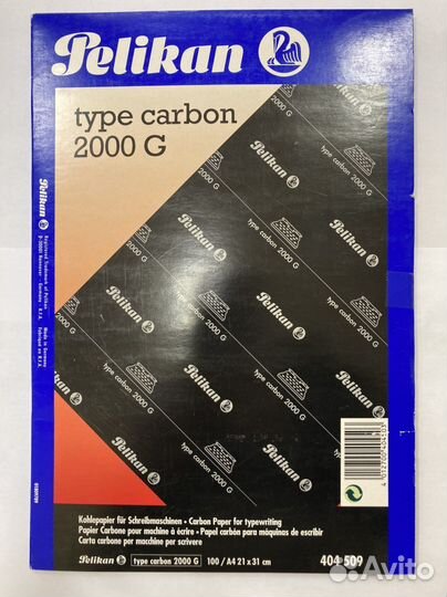 Копировальная бумага Pelikan