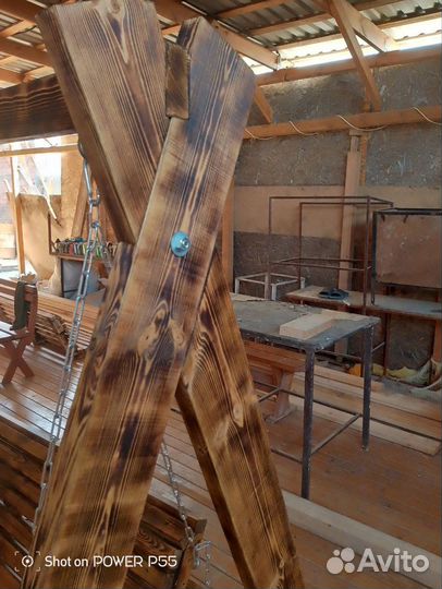 Садовые качели подвесные