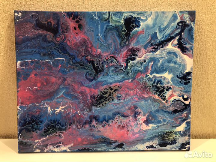 Картина абстракция на холсте Акрил 40*50