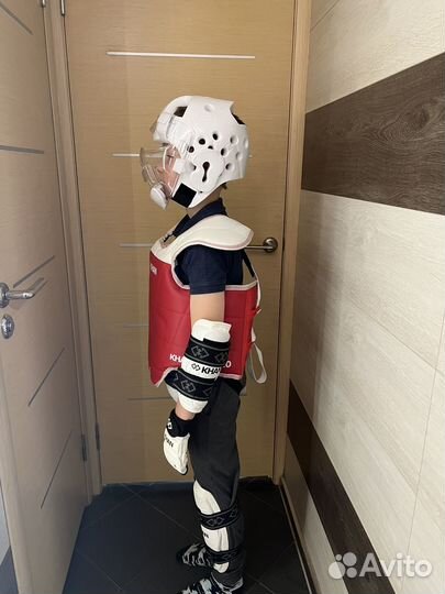 Форма для тхэквондо 140 с защитой