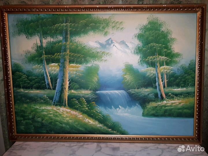 Картина водопад