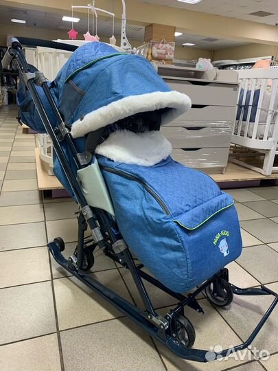 Санки-коляска Nika Ника Детям 7-7 нд7-7