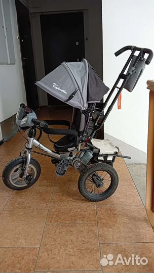 Детский электровелосипед-коляска