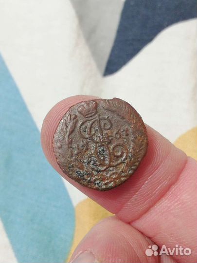 Полушка 1767ем