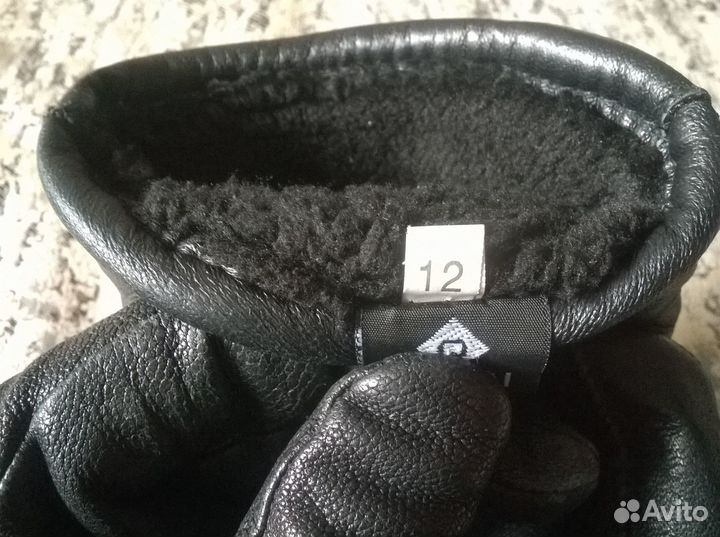 Перчатки мужские нат.кожа