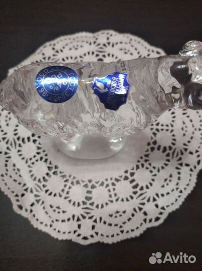 Статуэтки хрустальные