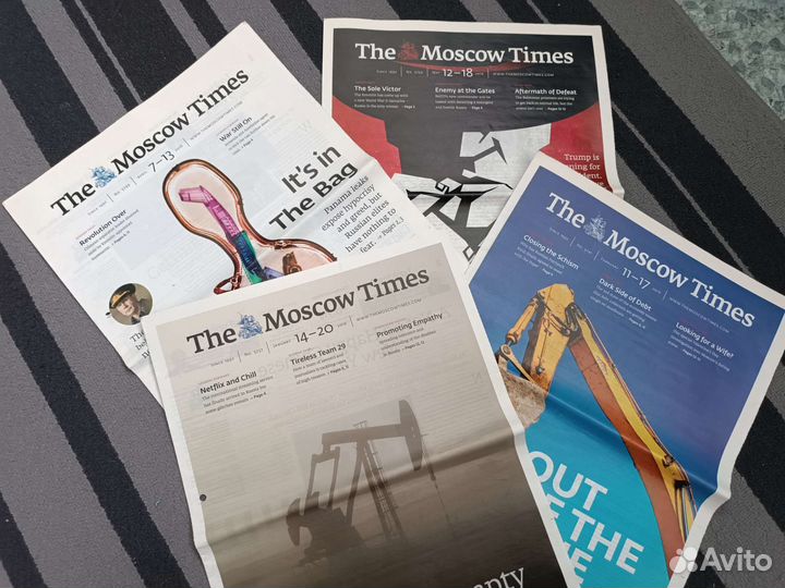 Газета The Moscow Times 2016