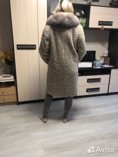 Пальто зимнее женское размер 54