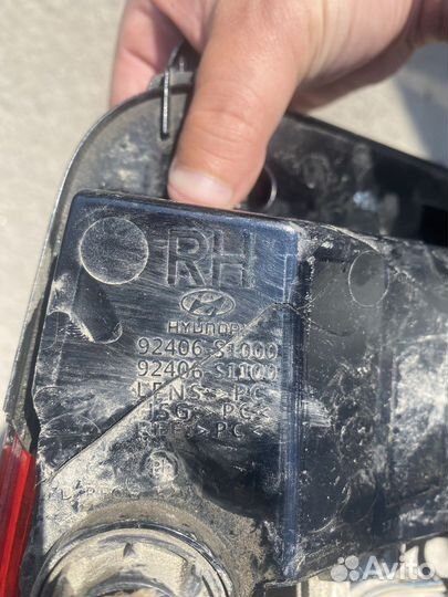 Фонарь задний правый hyundai santa fe 2019 г.в