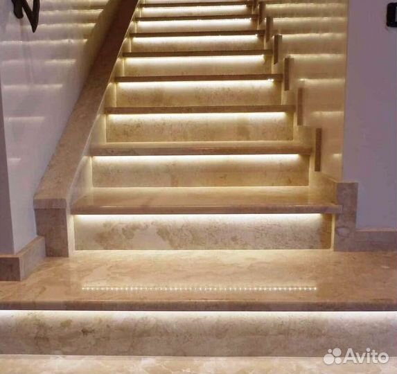 Лестница из гранита мрамор