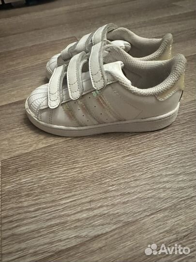 Кеды для девочки adidas superstar 26