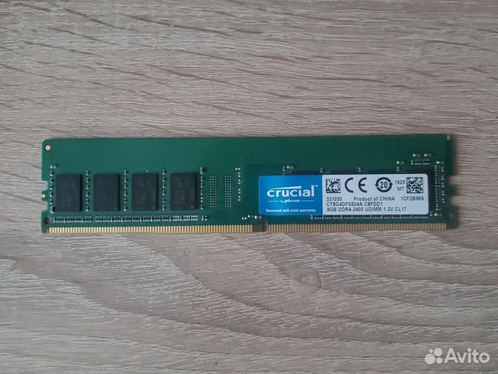 Озу ddr4 8gb