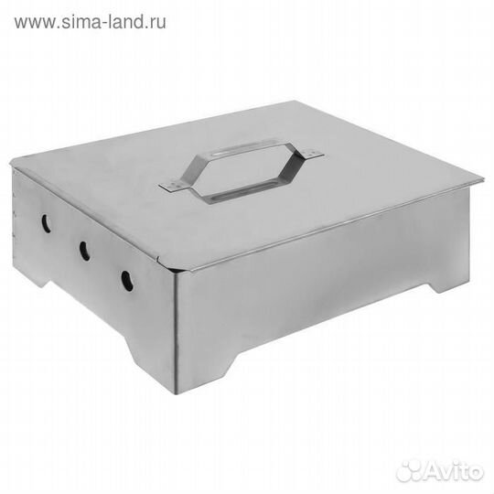 Коптильня-гриль портативная, нержавеющая сталь 0,8