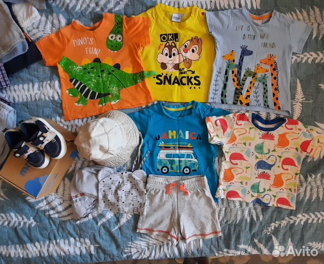 Летняя одежда для мальчика 74-80