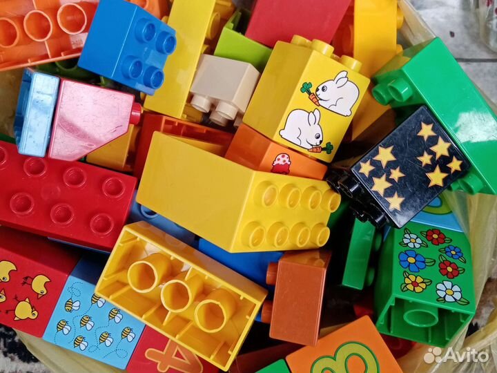 Игрушки Лего-дупло пакетом