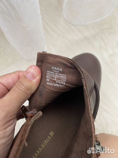 Ботинки для девочки Zara, 35