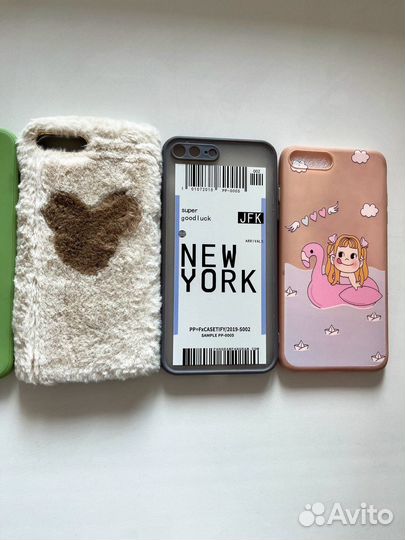 Чехол на iPhone 7 8 plus (6 шт)