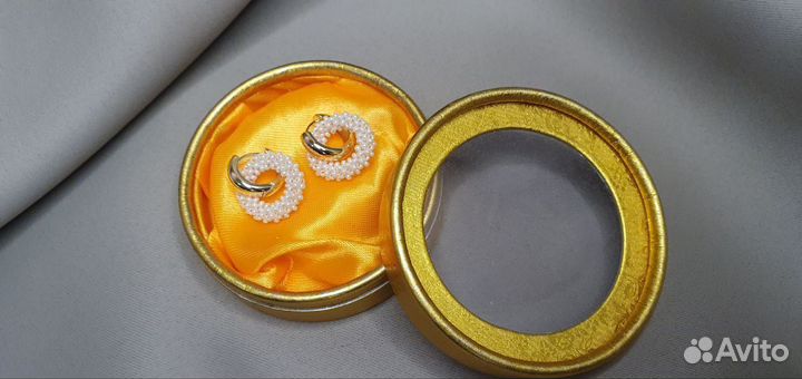 Серьги из бисера