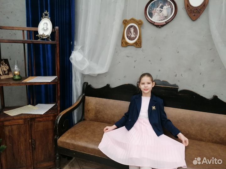 Платье для девочки 146-152cm Smena