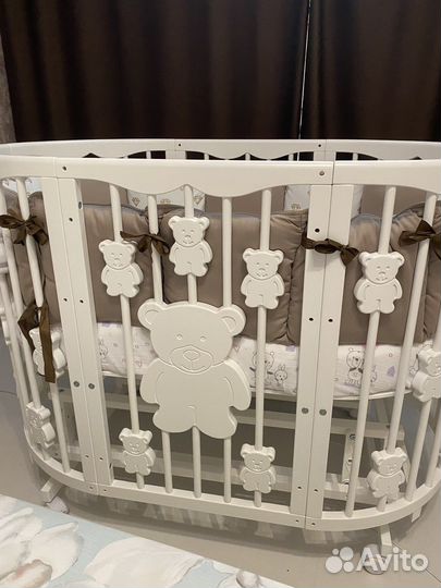 Детская кроватка трансформер 8 в 1