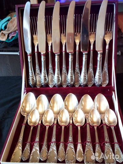 Набор столовых приборов мельхиор зиш.роял