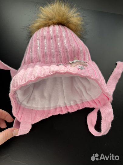 Шапка зимняя для девочки 48