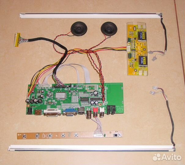 Main Board, лампа подсветки, микромотор