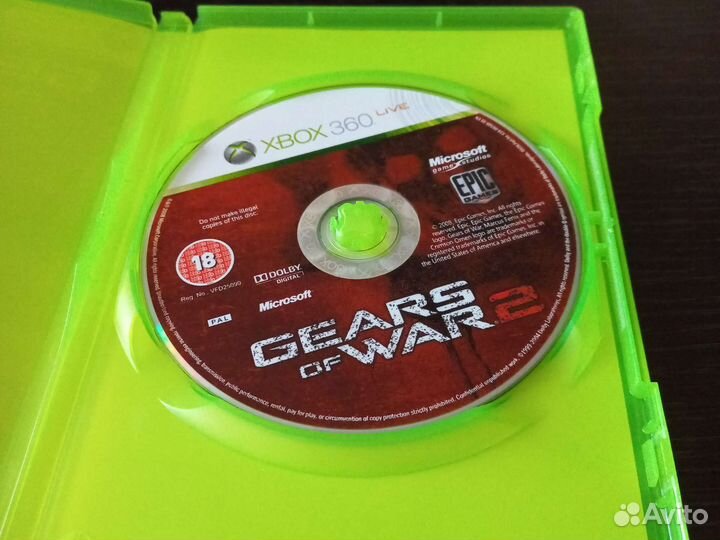 Игра для приставки xbox 360 gears of war 2