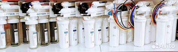 Фильтр для воды гейзер Премиум с помпой установкой