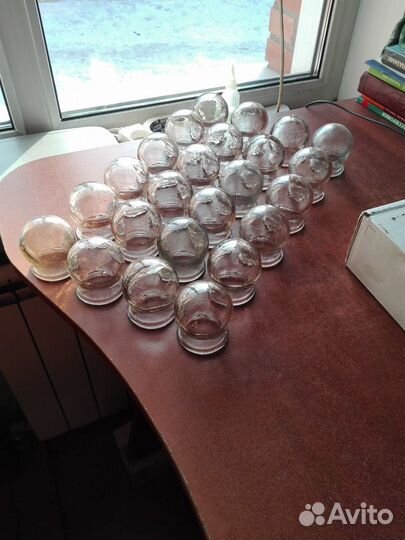 Банки стеклянные медицинские СССР 10 шт