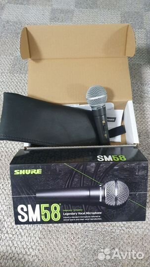 Shure sm58 с кабелем 3м