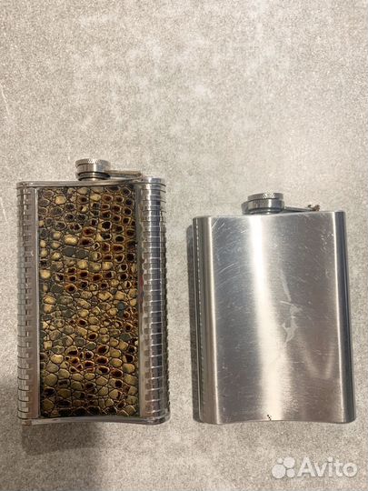 Фляжка из нержавейки бу