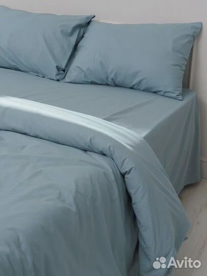 Наволочки 50х70 Niteva поплин, цвет серо-голубой