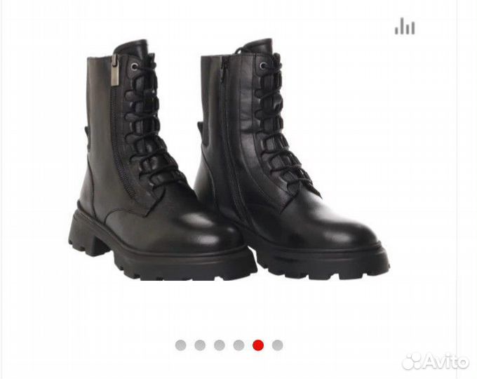 Новые кожаные демисезонные ботинки