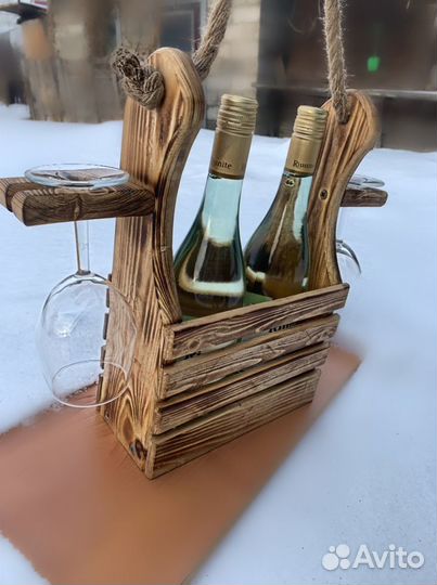 Подарочная подставка для вина