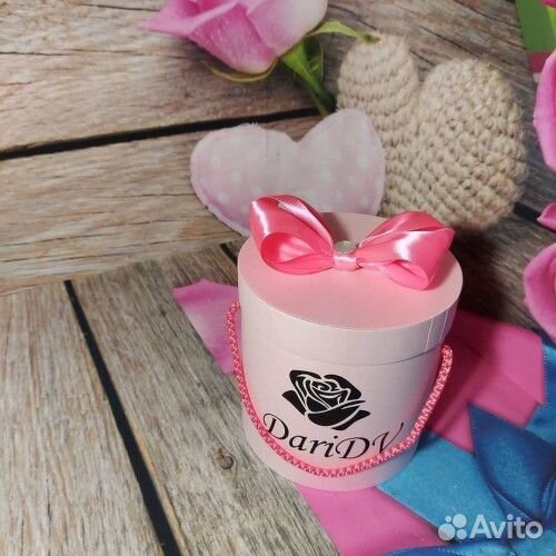 Закрытая коробка шоколадных роз (19 роз) №901 арт