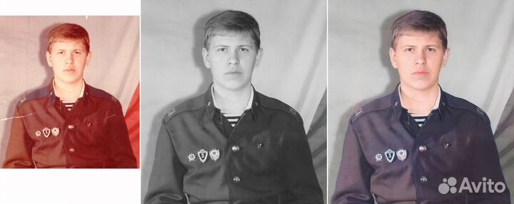 Реставрация/ретушь/восстановление старых фото