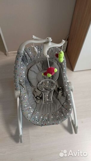 Детские электронные качели шезлонг