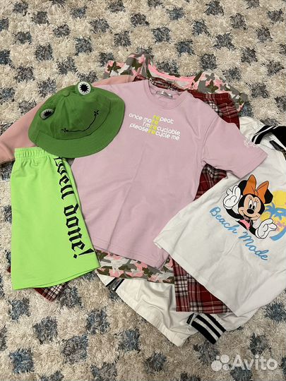 Вещи пакетом на девочку 122-128