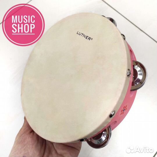 Бубен тамбурин новый