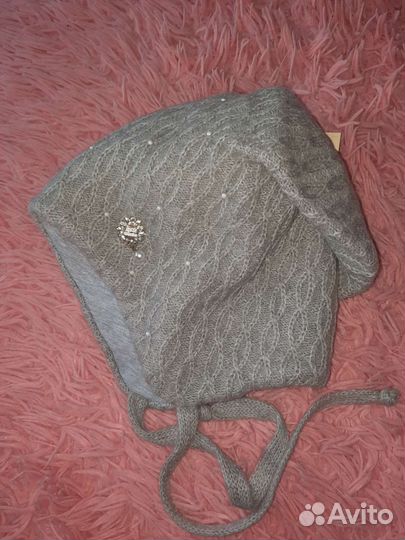 Шапка зимняя для девочки 52 54 новая