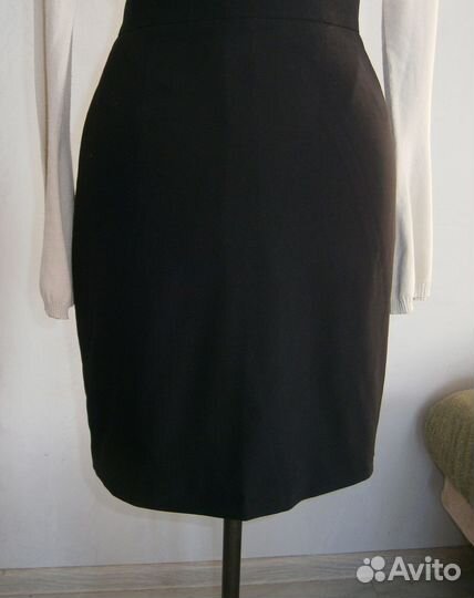 Escada by Margaretha Ley Винтаж Синяя юбка 40