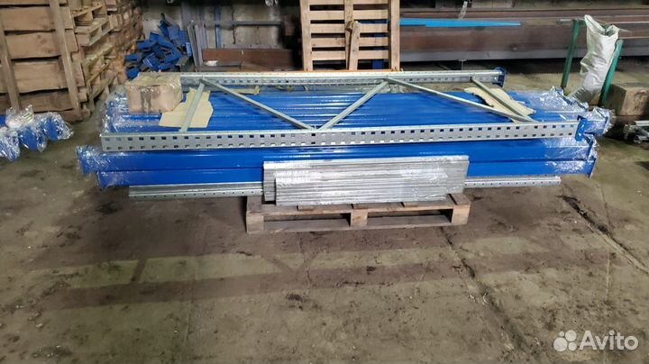 Стеллаж металлический паллетный для склада